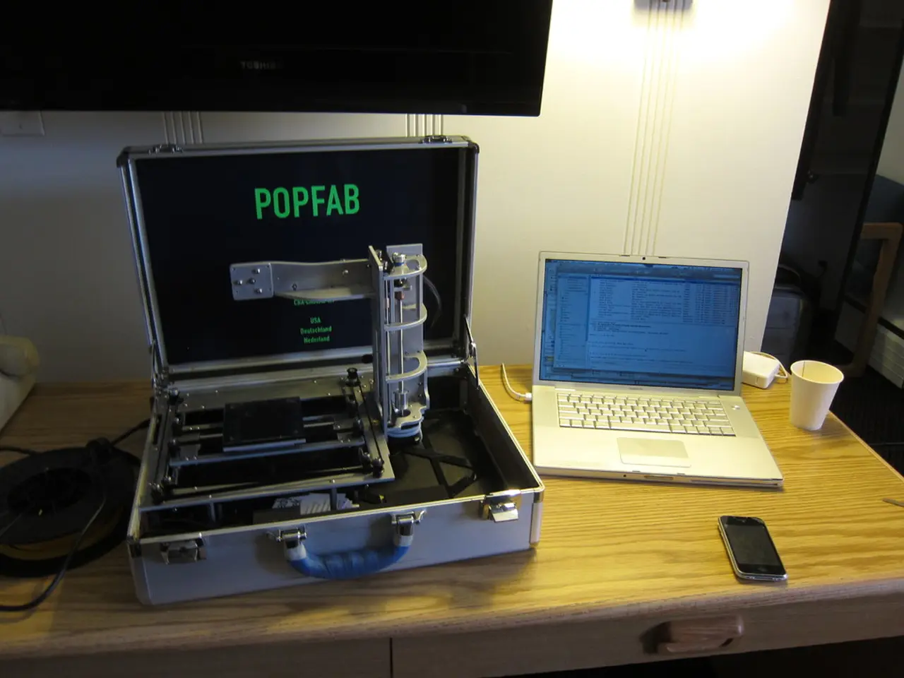 Expansive Yaheetech Television Stand Suitable for Larger Screens