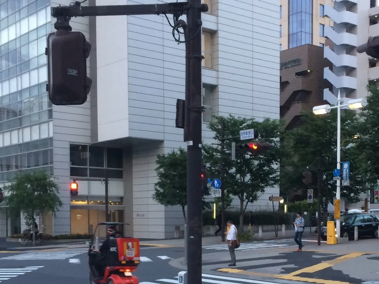 Collapse onto an electric scooter!