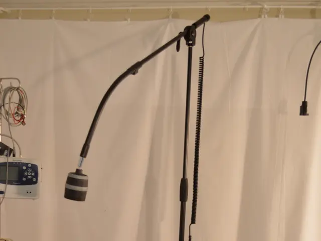 Microphone's Function in Your Home Studio: An Exploration of Its Significance